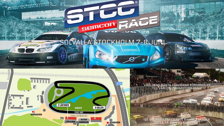 STCC på Solvalla Travbana 7-8 juni