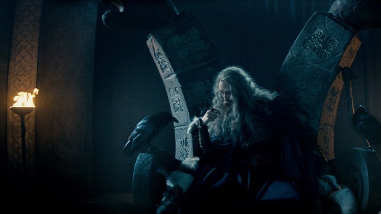 Asbjørn Krogh Nissen som Odin. Valhalla.