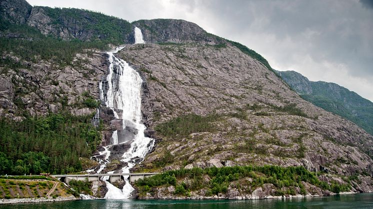 Longfoss Waterfall, Norway