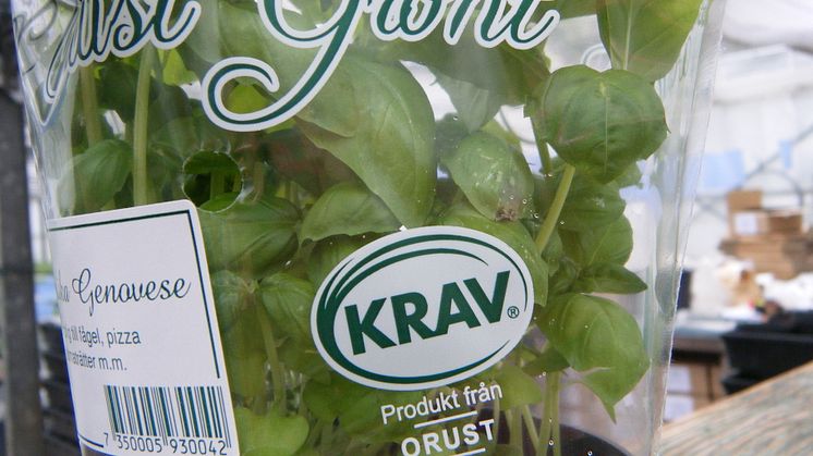 De första ursprungsmärkta KRAV-produkterna finns i butik