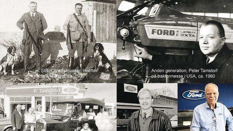 Flot jubilæum: 100 år som autoriseret Ford-forhandler