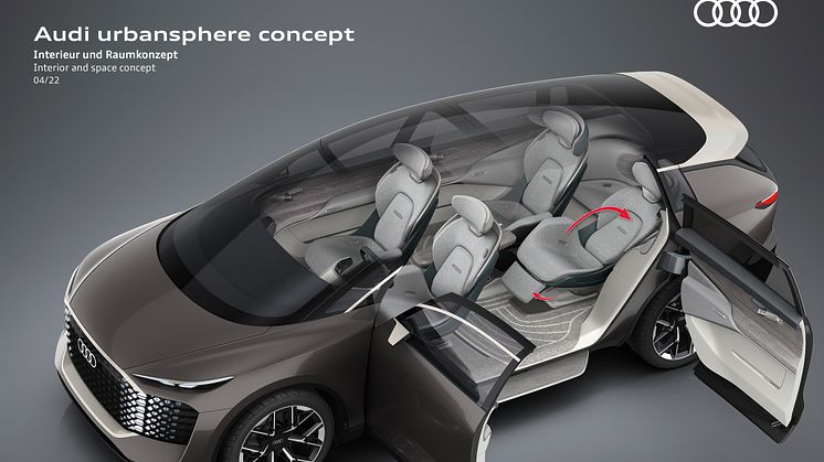 Audi urbansphere concept - illustration