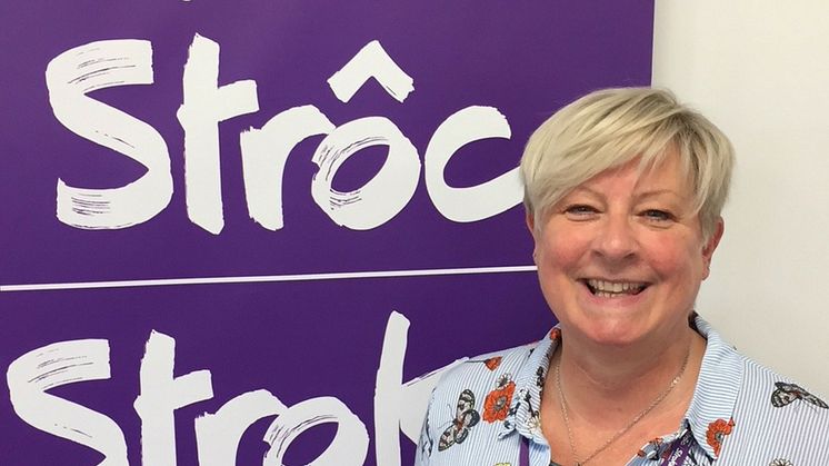 Stroke Association’s Support Coordinator Liz Atter