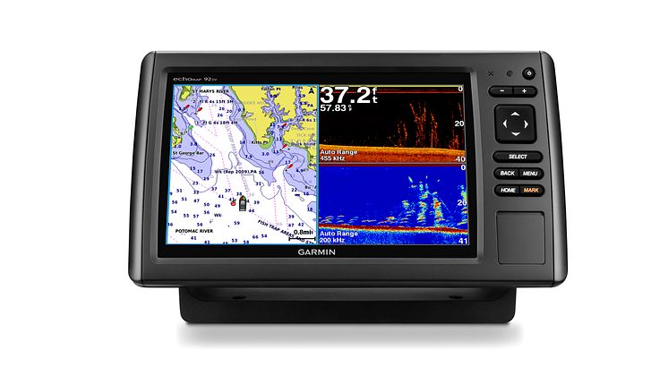 Garmin® presenterar nya echoMAPTM-serien med inbyggt scanning sonar