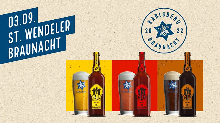Die Karlsberg Brauerei lädt zur St. Wendeler Braunacht ein. Foto: Karlsberg