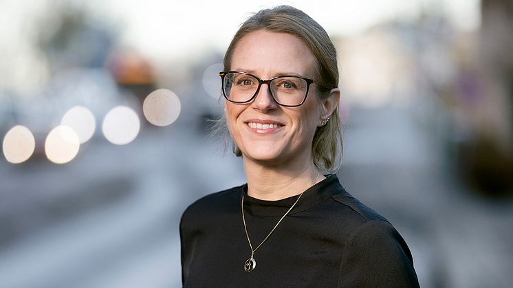 Marie Hansson tillträder som ny arbetschef i Stockholm på division Anläggning, Svevia. Foto: Rickard Kilström