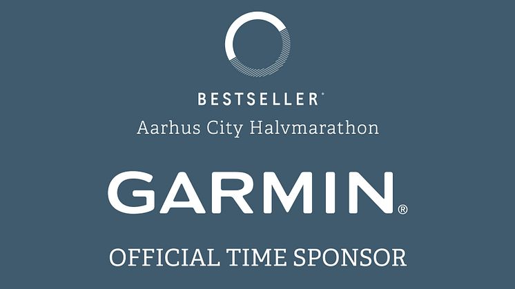Med Garmin som officiel tidssponsor er der styr på dit løbetempo til BESTSELLER Aarhus City Halvmarathon den 24. juni.