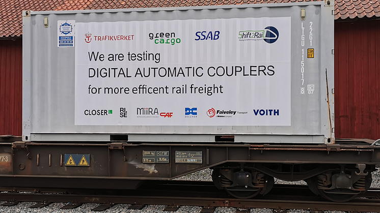 Green Cargo is testing digital automatic couplers for more efficient rail freight in a unique European collaboration