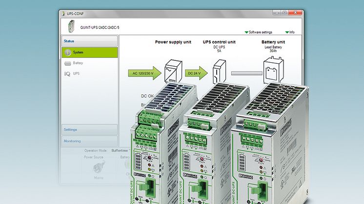 ​Ny version af softwaren UPS-CONF UPS