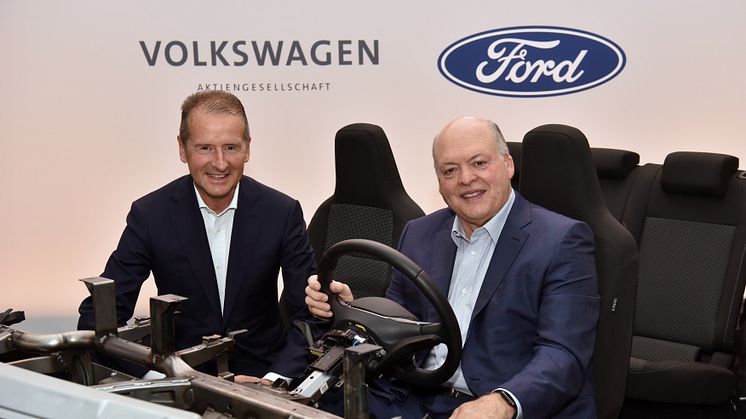 Ford og VW udvider samarbejde