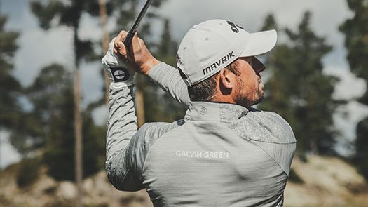 Alexander Björk, golfstjärnan från Jönköping som är proffsspelare på Europatouren och har Sand GC som hemmaklubb.