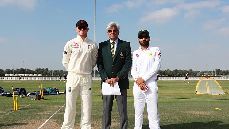 England Lions captain Sam Billings before the toss. Photo: Getty Images