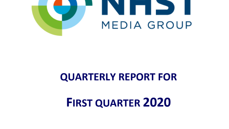 NSHT Media Group - Quarterly report Q1 2020