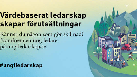 Nominera en ung ledare på www.ungtledarskap.se senast den 31 januari.
