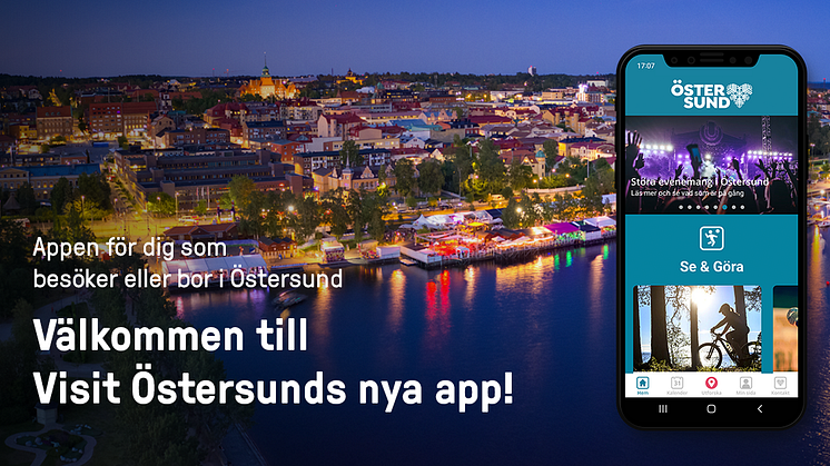Ny app ska ge besökare och invånare en enklare upplevelse av Östersund