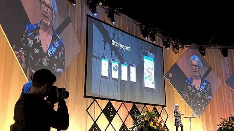 Storyspot vann första pris under Future Marketing Tech Award på den prestigefyllda Guldnyckel galan.​
