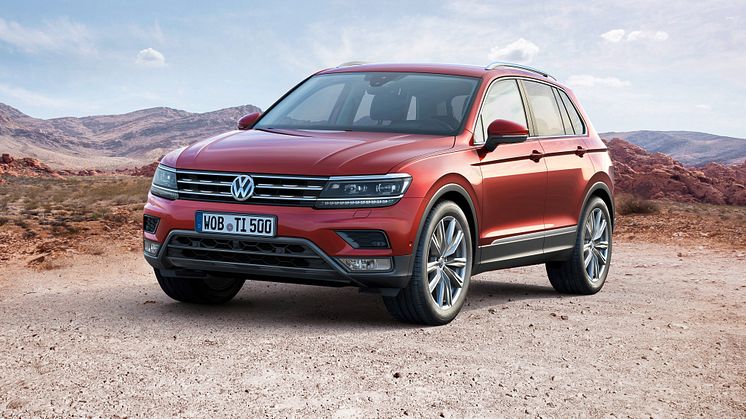 Världspremiär för helt nya Volkswagen Tiguan