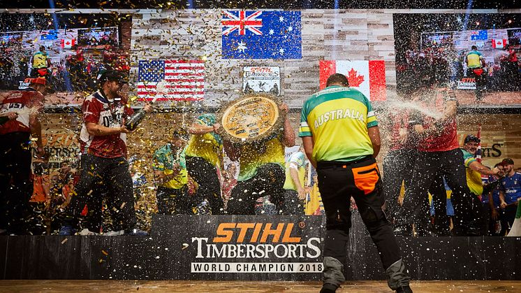 Prag arrangerar VM i Timbersports 2019