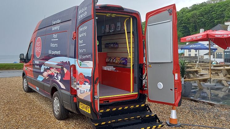 First electric Mobile Post Office successfully trialled in Wales