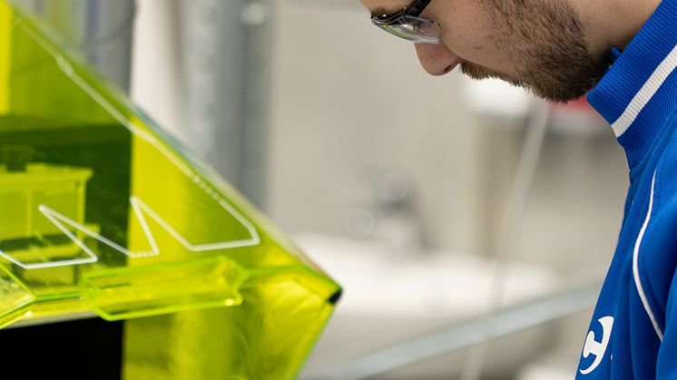 3D-print af medico-emner er i rivende udvikling, og plastproducenten Carmo har nu på kort tid specialdesignet ni små plastdele til virksomheden Navigraff.  Foto: Carmo A/S