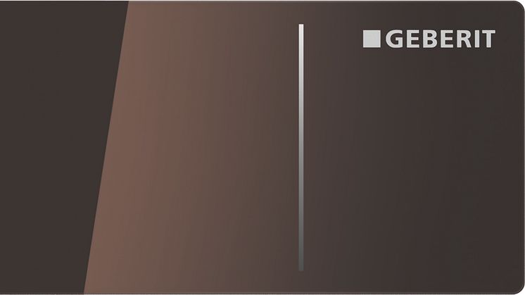 Geberit spolplatta Omega70 - umbra glas