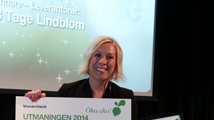 Utmaningen 2014_Vinnare tävlingsklass leverantörer_AB Tage Lindblom