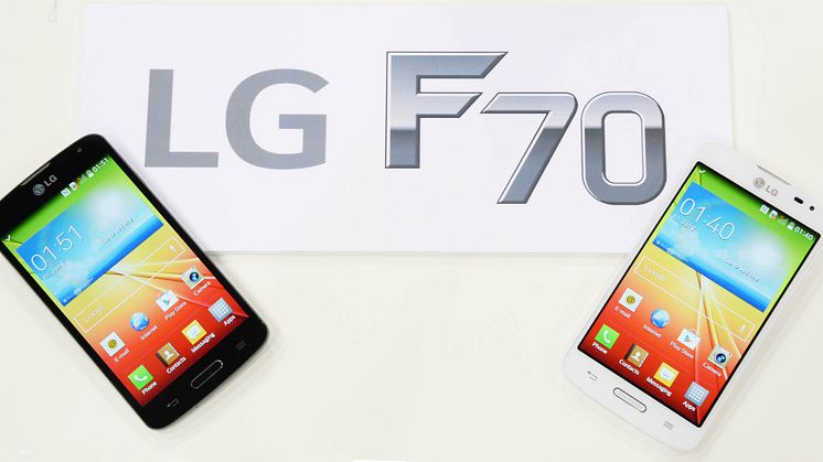 NY F70 ER ET FRISKT BIDRAG TIL LG F-SERIENS PRISVENLIGE 4G-MOBILER