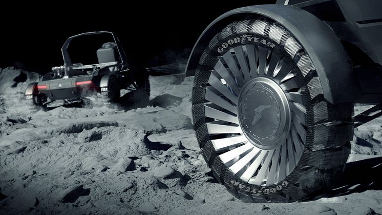 Goodyear i samarbete med Lockheed Martin för att kommersialisera mobilitet på månen