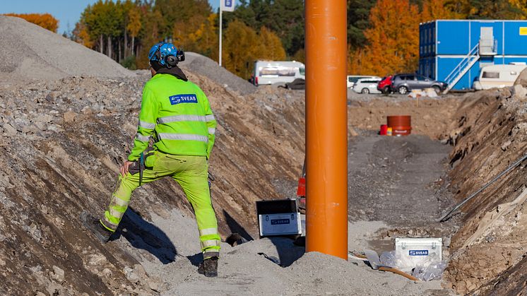 SVEAB Anläggning lägger VA i Grillby