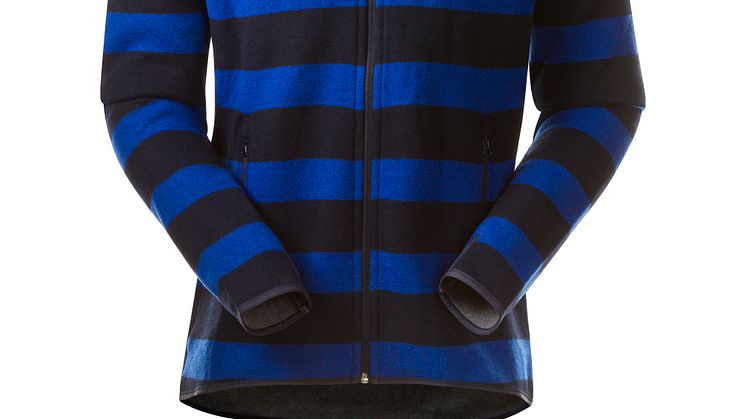 1898 Perikum Jacket - Navy/Cobal Blue Striped