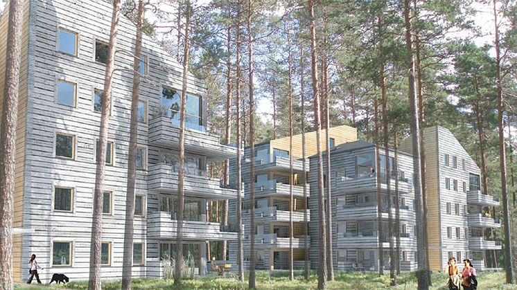 Nu startar försäljningen av de klimatneutrala bostäderna i Umeå
