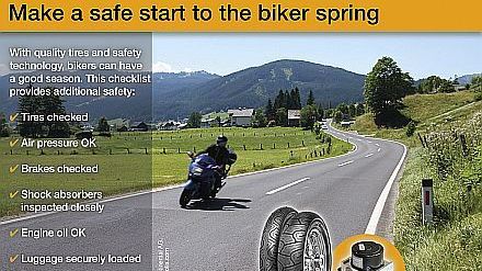 Continental bikers can ride safely