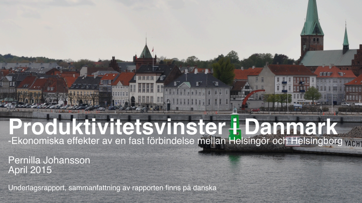 Produktivitetsvinster i Danmark- underlagsrapport