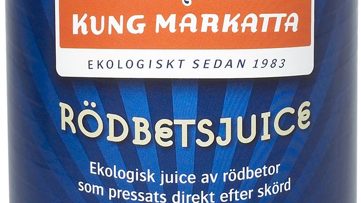 Boosta dig med Kung Markattas KRAV-märkta Rödbetsjuice!