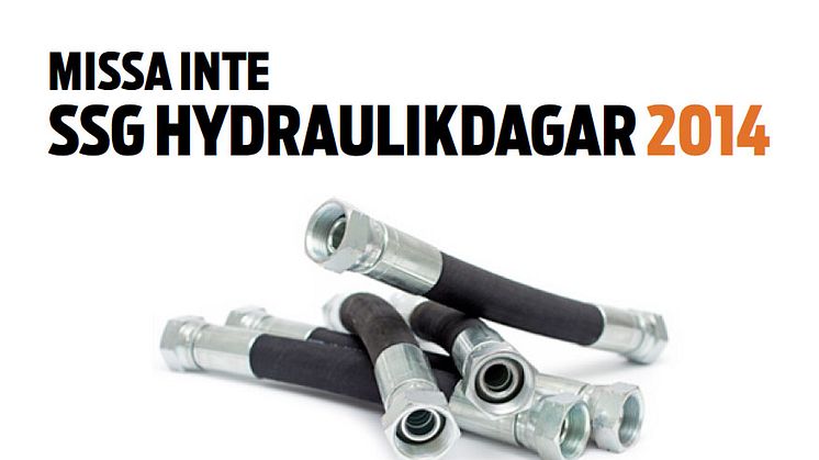 Säkerheten i fokus på SSG Hydraulikdagar 2014