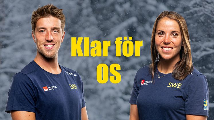Charlotte Kalla och Calle Halfvarsson uttagna till OS