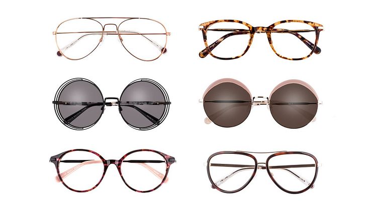 Ivana Helsinki-kolleksjonen består av 15 briller og 2 solbriller. Foto: Specsavers