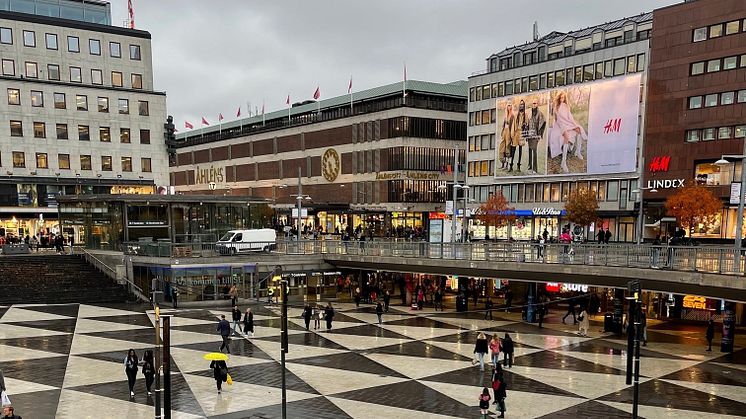 Nobel Calling på Sergels Torg