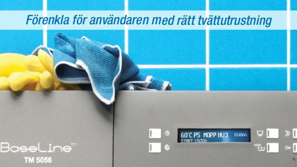 Mopptvättmaskiner som förenklar användaren