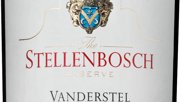 ​Stellenbosch Reserve Vanderstel 2015 - succévin i ny exceptionell årgång!