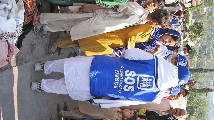 SOS-Barnbyars insatser efter konflikterna i Pakistan