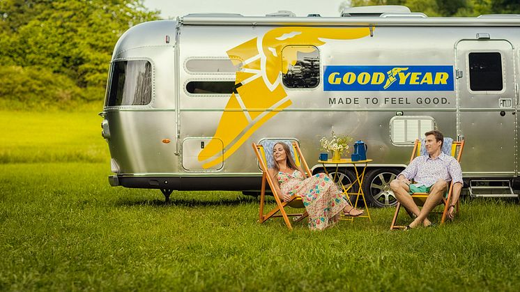 Upptäck unika resmål med Goodyears husvagn i sommar