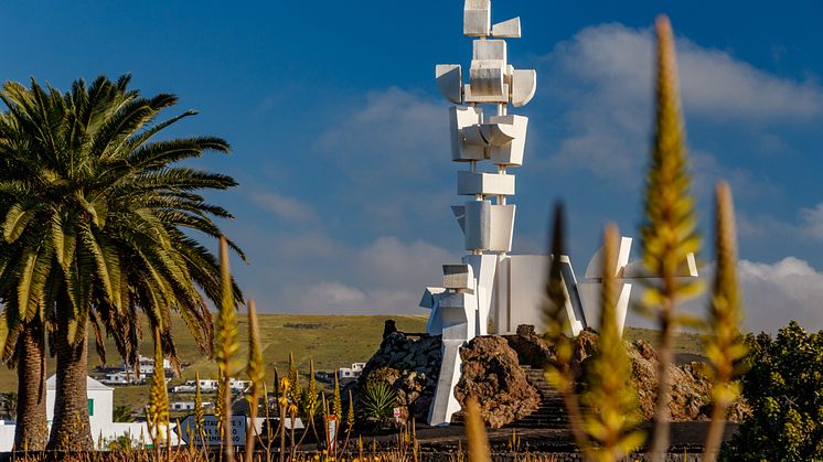 Böndernas monument av César Manrique på Lanzarote