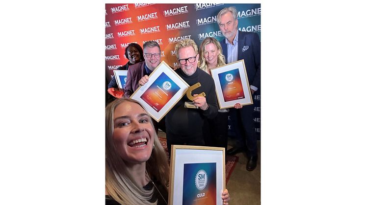 2 vinster i SM i Employer Branding Magnet Awards 2023