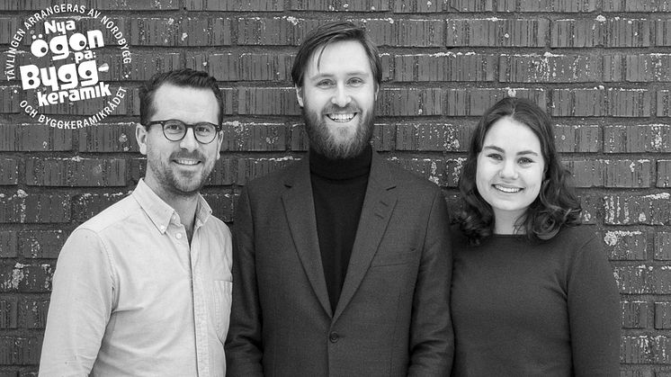 De tre arkitektstuderande Oscar Landing, Johannes Henriksson och Fanny Tersmeden från Arkitekthögskolan vid Umeå universitet korades som vinnare i tävlingen Nya ögon på.