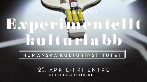 Kulturnatt: Experumäntera – ett kreativt labb på Skeppsbron 20