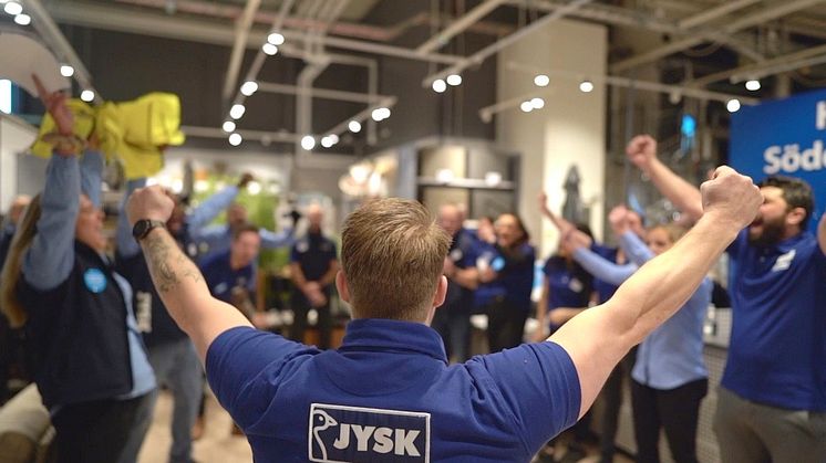 JYSK Sverige fortsatte växa och investera under FY 21/22