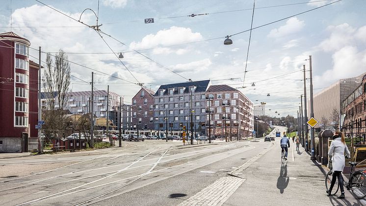 Visionsbild för området