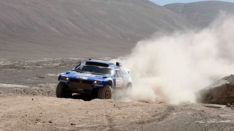 Volkswagen tar ledningen i Dakar-rallyt