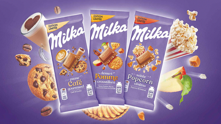 Milka dévoile 3 nouvelles recettes inédites, imaginées par les consommateurs eux-mêmes !